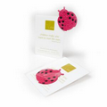 Mini Ladybug Letterpressed Style Shape Seed Paper Gift Pack